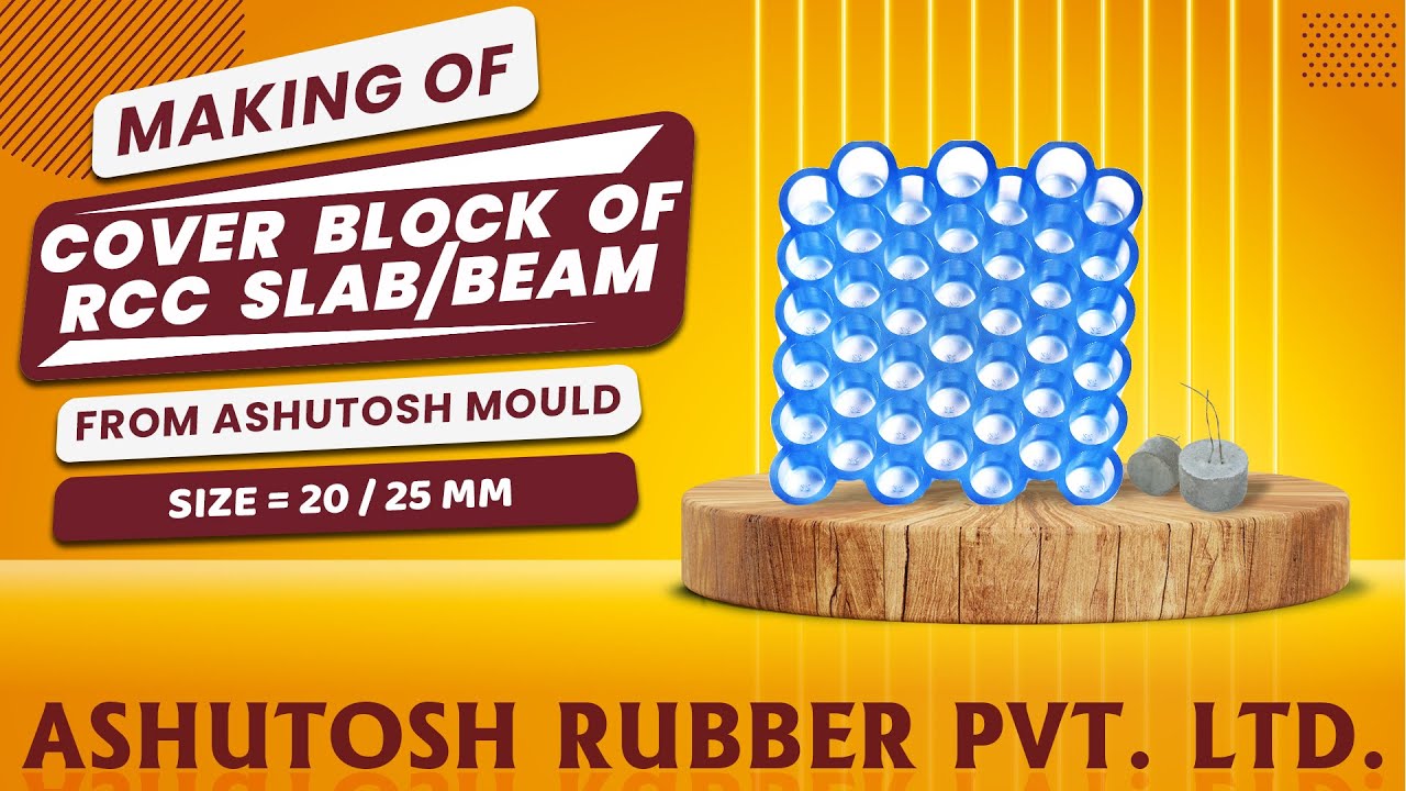 Making Of Round Cover Block From ASHUTOSH RUBBER Mould