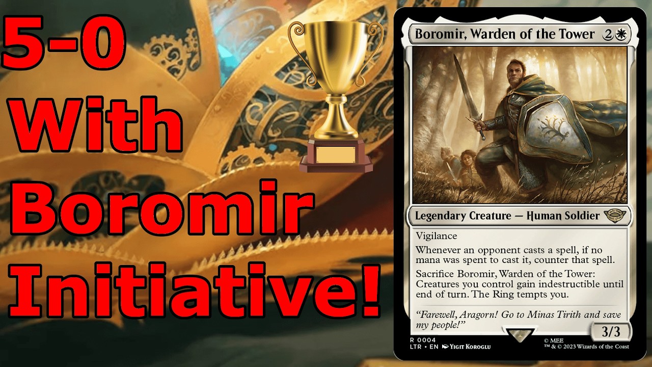 UNDEFEATED WITH A NEW BUILD!  Boros Boromir Initiative Legacy MTG