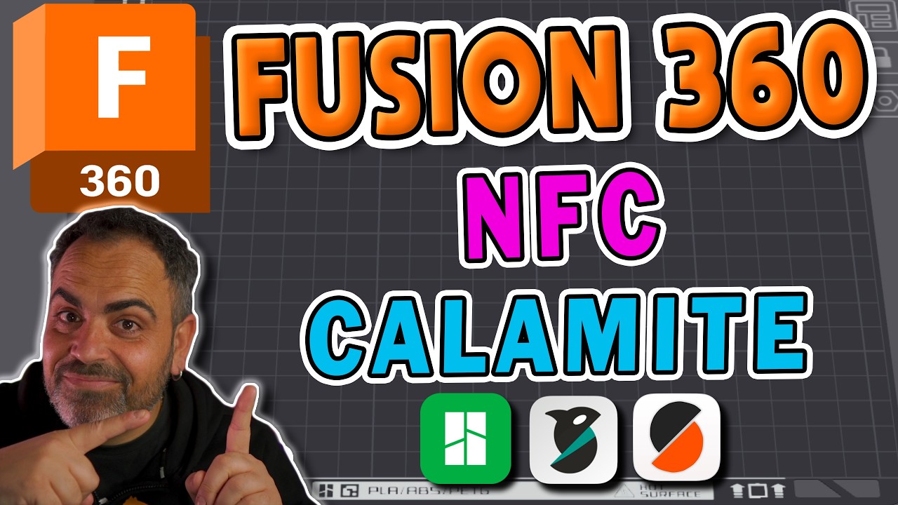 Portachiavi multicolore con Tag NFC, Calamite ed approfondimenti Progettato con FUSION 360