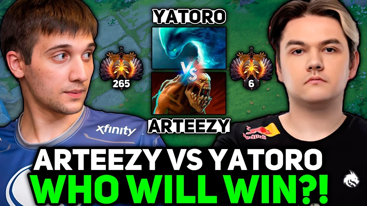 ARTEEZY на LIFESTEALER против YATORO на MORPHLING! КТО ПОБЕДИТ?!