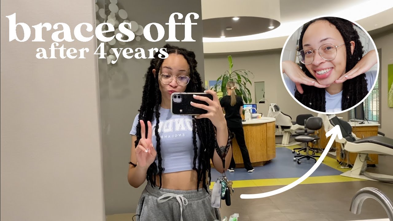 vlog: *FINALLY* getting my braces off after 4 years | aliyah simone