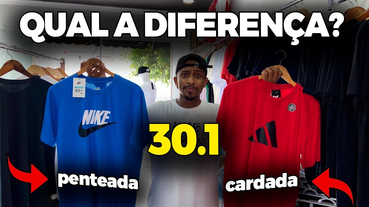 QUAL A DIFERENÇA DA MALHA 30.1 PENTEADA E A CARDADA?