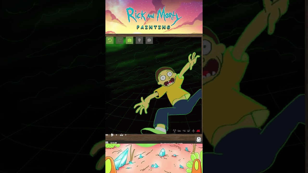 RICK AND MORTY | Rust Painting | Bionic Beetle | #shorts #rickandmorty #painting #rust