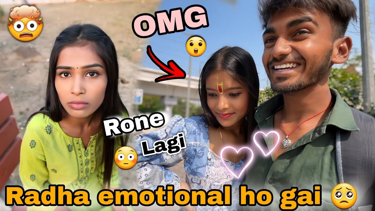 Radha to Rone Lagi 🥺 | she is my cute friend 😍 happy vlogger