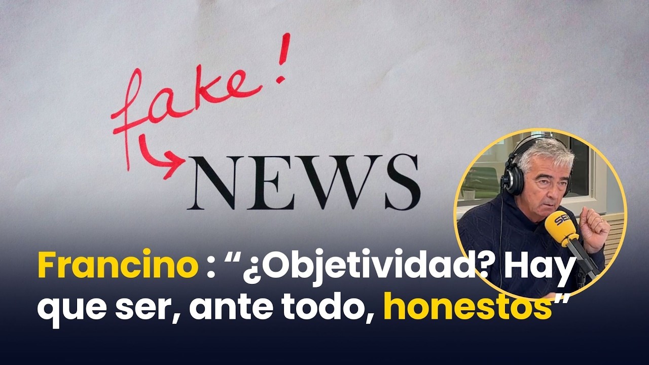 El alegato de Carles Francino contra la desinformación
