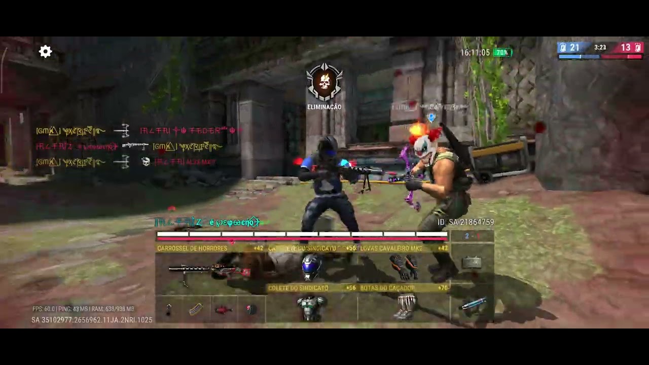 Xerife modern Striker online clã GMA 