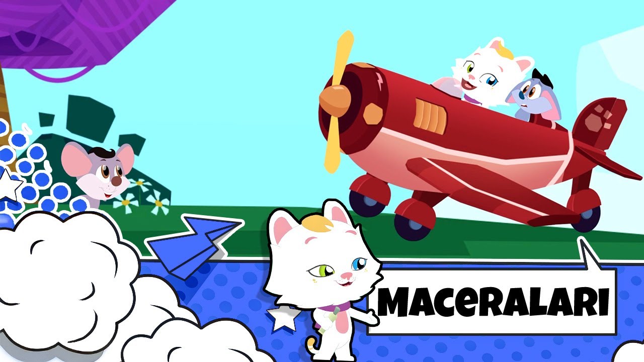 Uçakla Keşif Zamanı ✈️ - Pisi'nin Maceraları #29 #eğiticiçizgifilmler