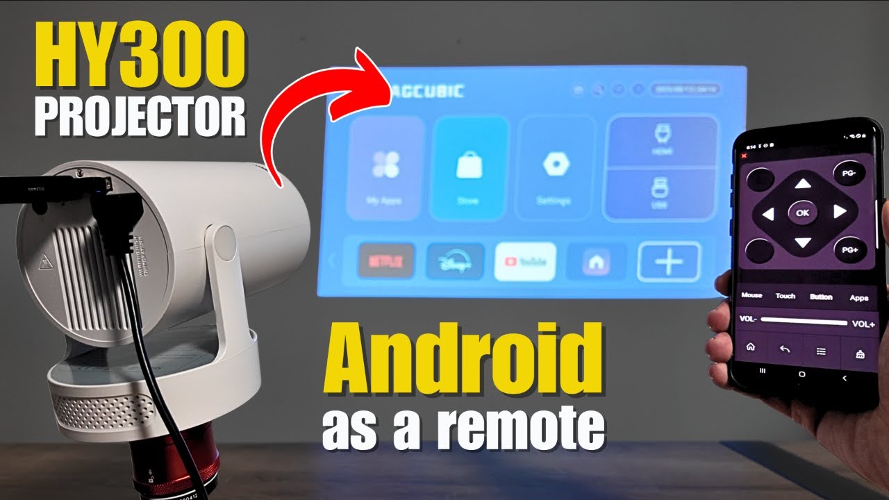 Как подключить Android-телефон к проектору HY300 — ПРОСТОЙ СПОСОБ
