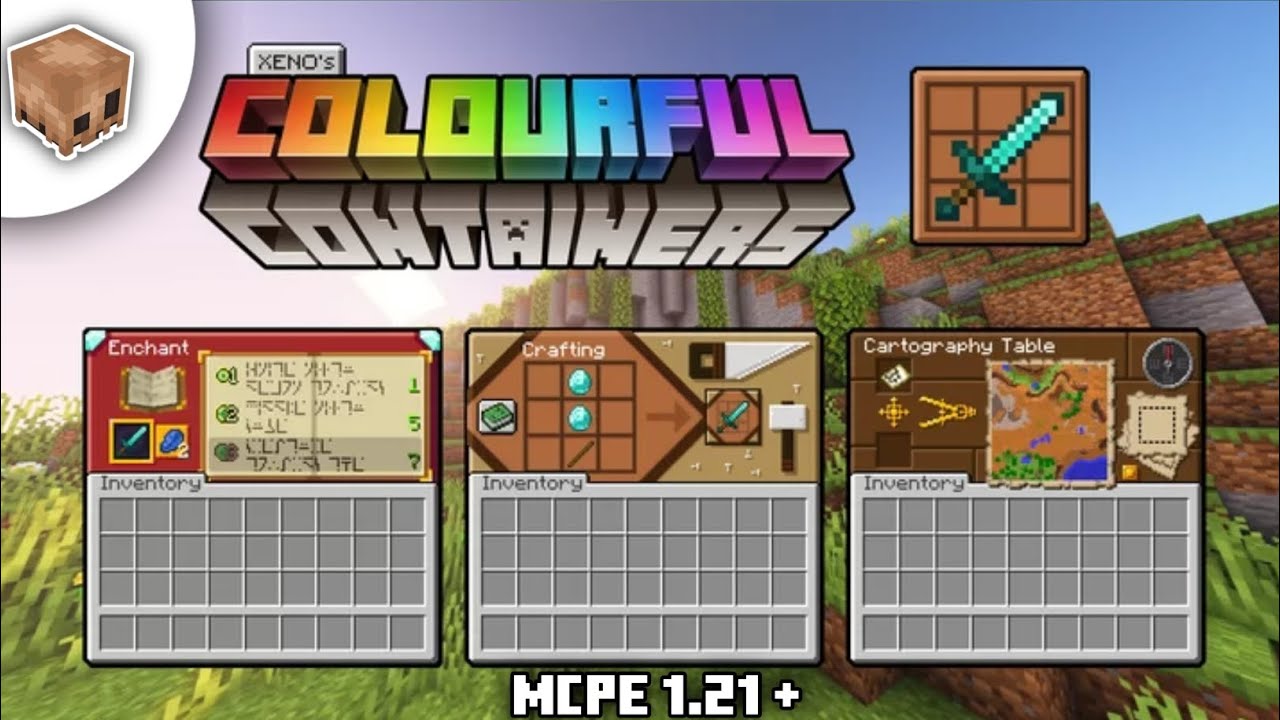 Colorful Containers GUI &ndash; Minecraft Texture Pack Review + (Download Link)
