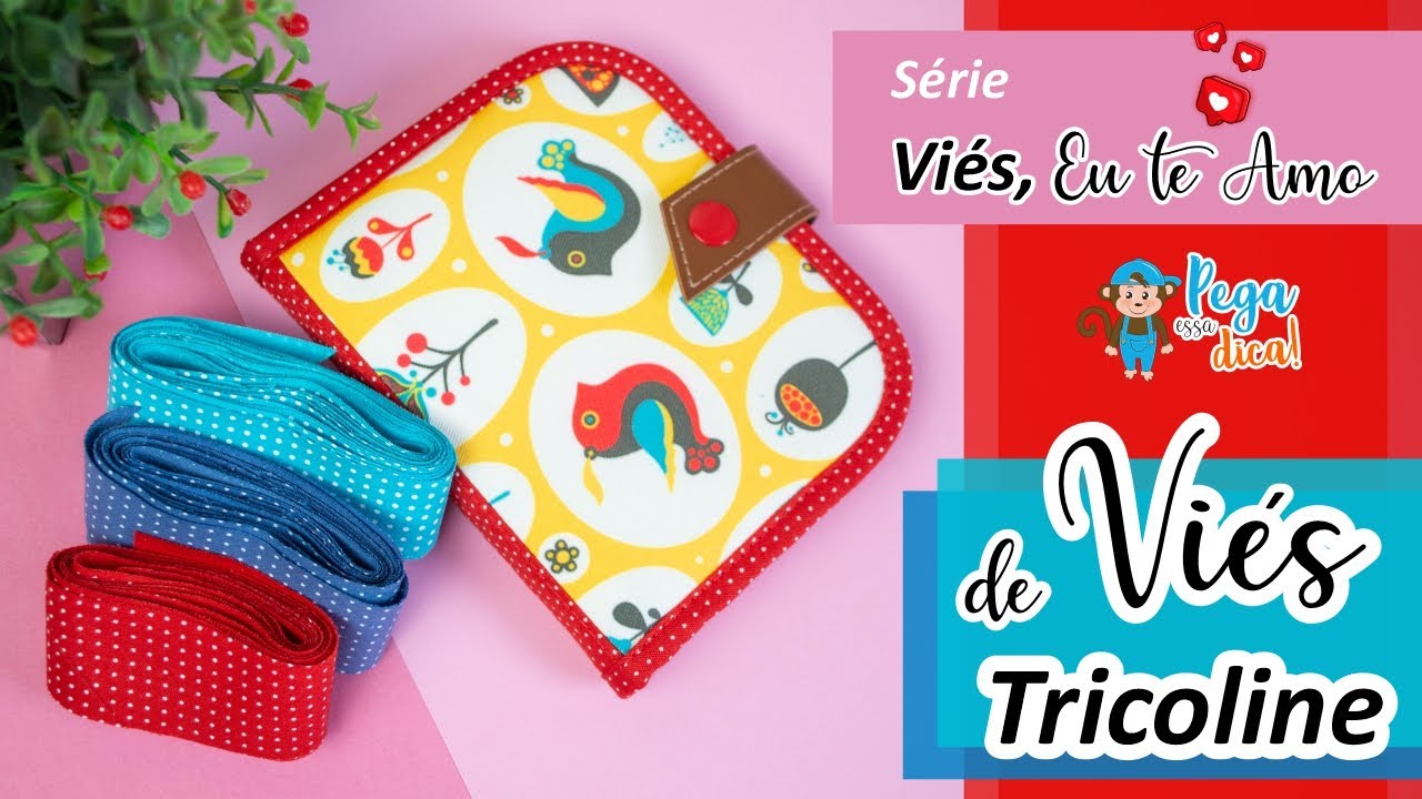 DICA | Vem aprender um viés de tecido super fácil! Pegapega Fofurices