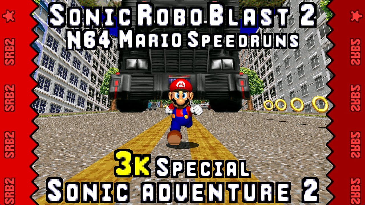 Sonic Robo Blast 2: N64 Mario Is Insanely Overpowered (SA2 Maps Short 3K Special!)