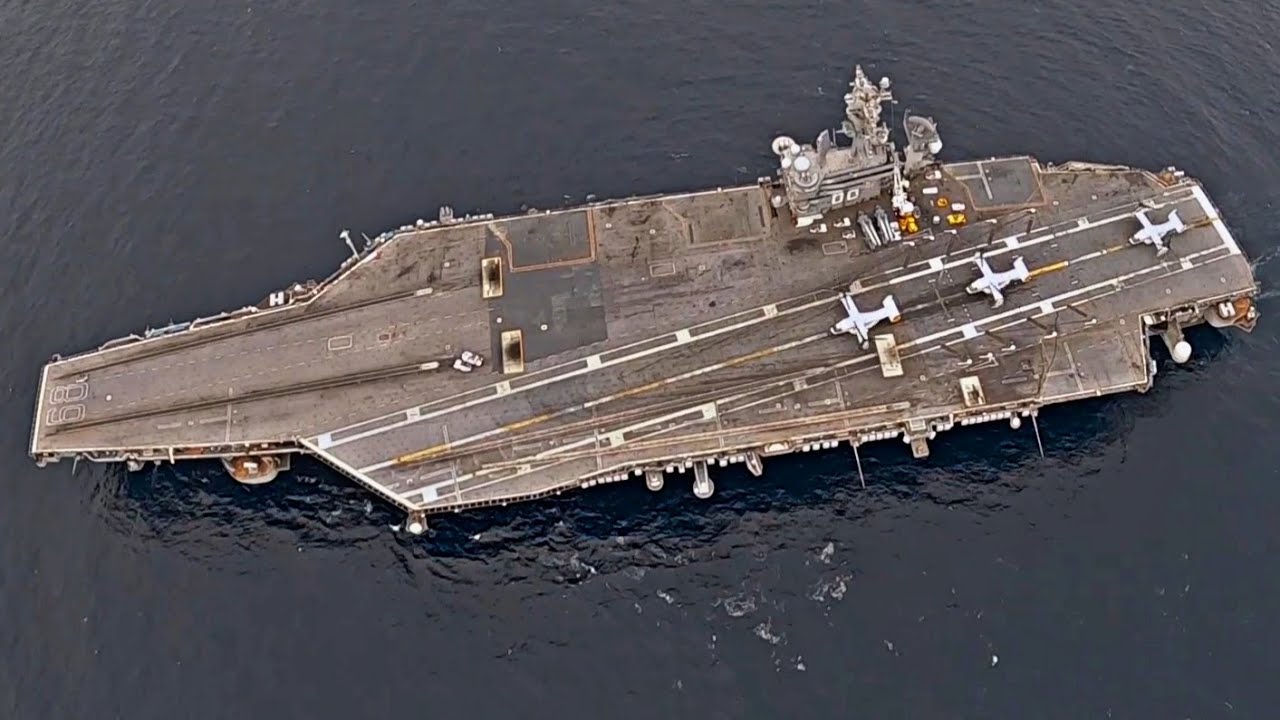 USS Nimitz (CVN-68) Flight Operations in the Pacific Ocean | U.S. Navy Aircraft Carrier