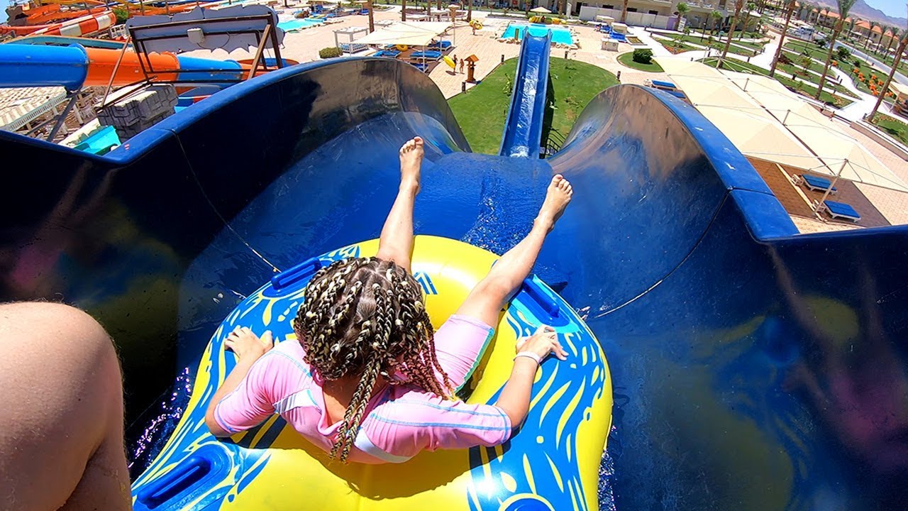 AQUA PARK EGYPT | Jasmina e FOARTE curajoasa!