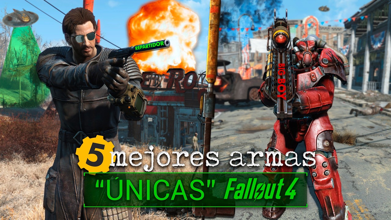 5 ARMAS ÚNICAS DE FALLOUT 4