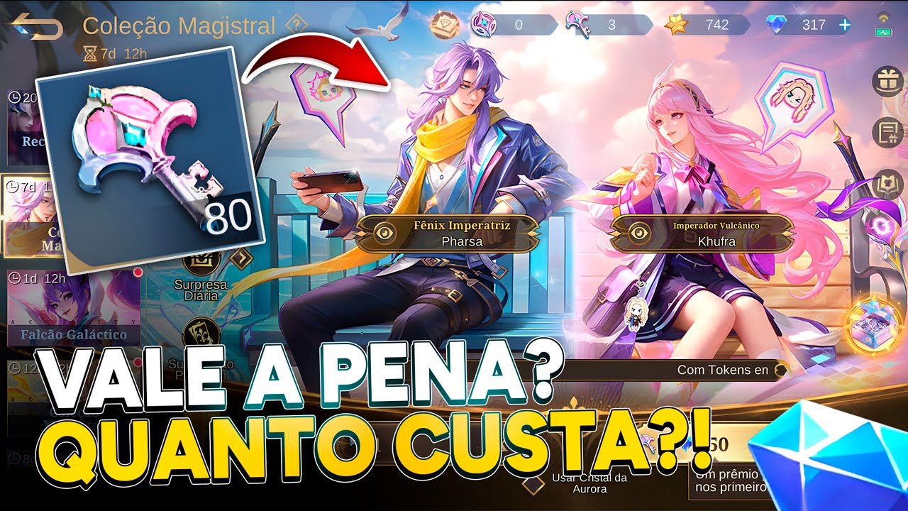 QUANTO CUSTA UMA SKIN VALENTINE?! COMO ECONOMIZAR! MOBILE LEGENDS