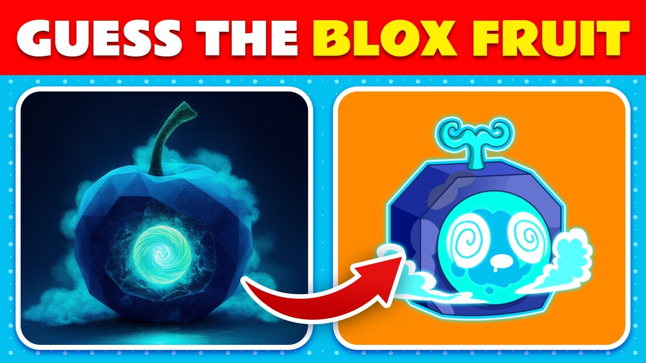 Guess the Blox Fruit by Art 🧊⚡️ Blox Fruits Quiz 2025