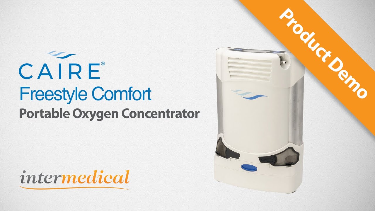 CAIRE FreeStyle Comfort Portable Oxygen Concentrator - Demonstration Video