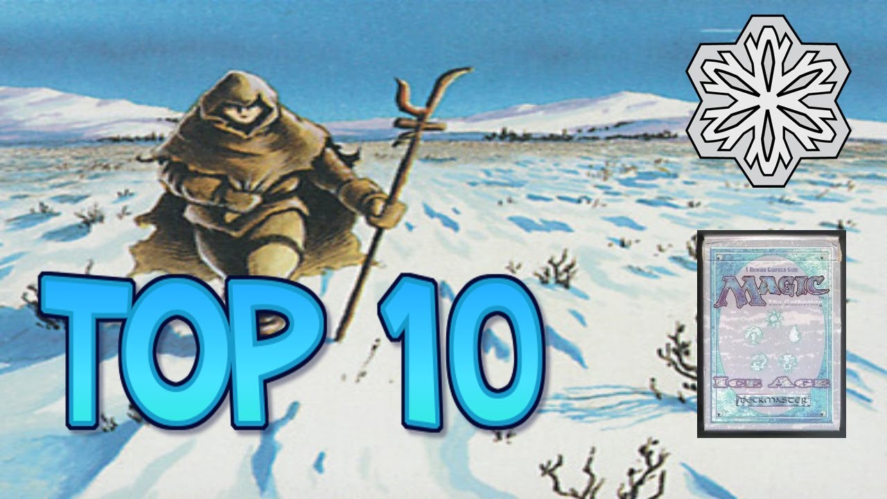 Top 10 mejores cartas de ICE AGE (Era glacial). Junio de 1995