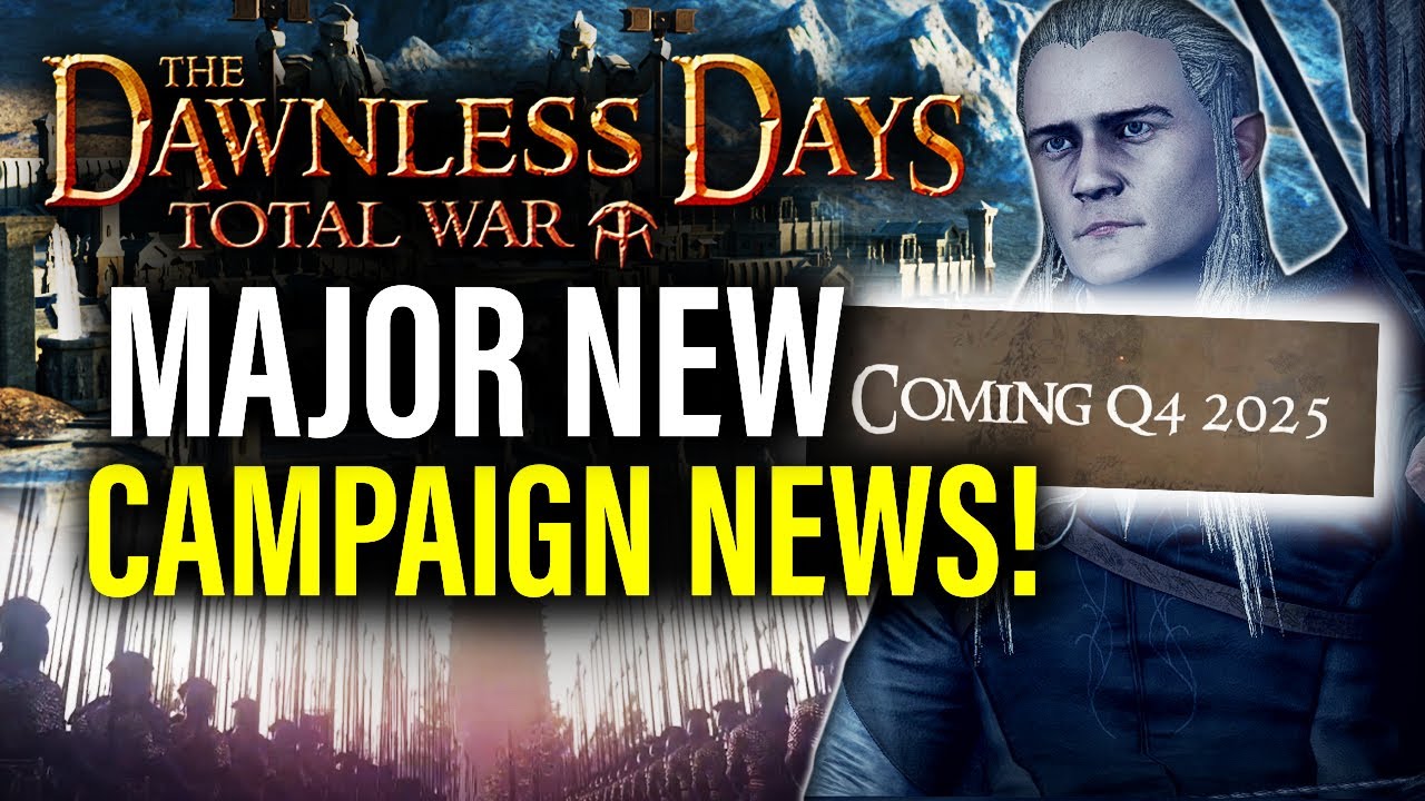 Dawnless Days: Lord of the Rings Total War уже почти здесь!