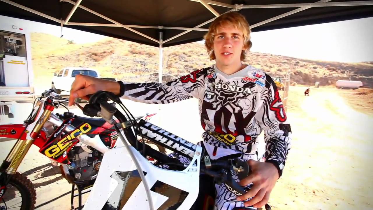 Justin Barcia 450 Supercross testing