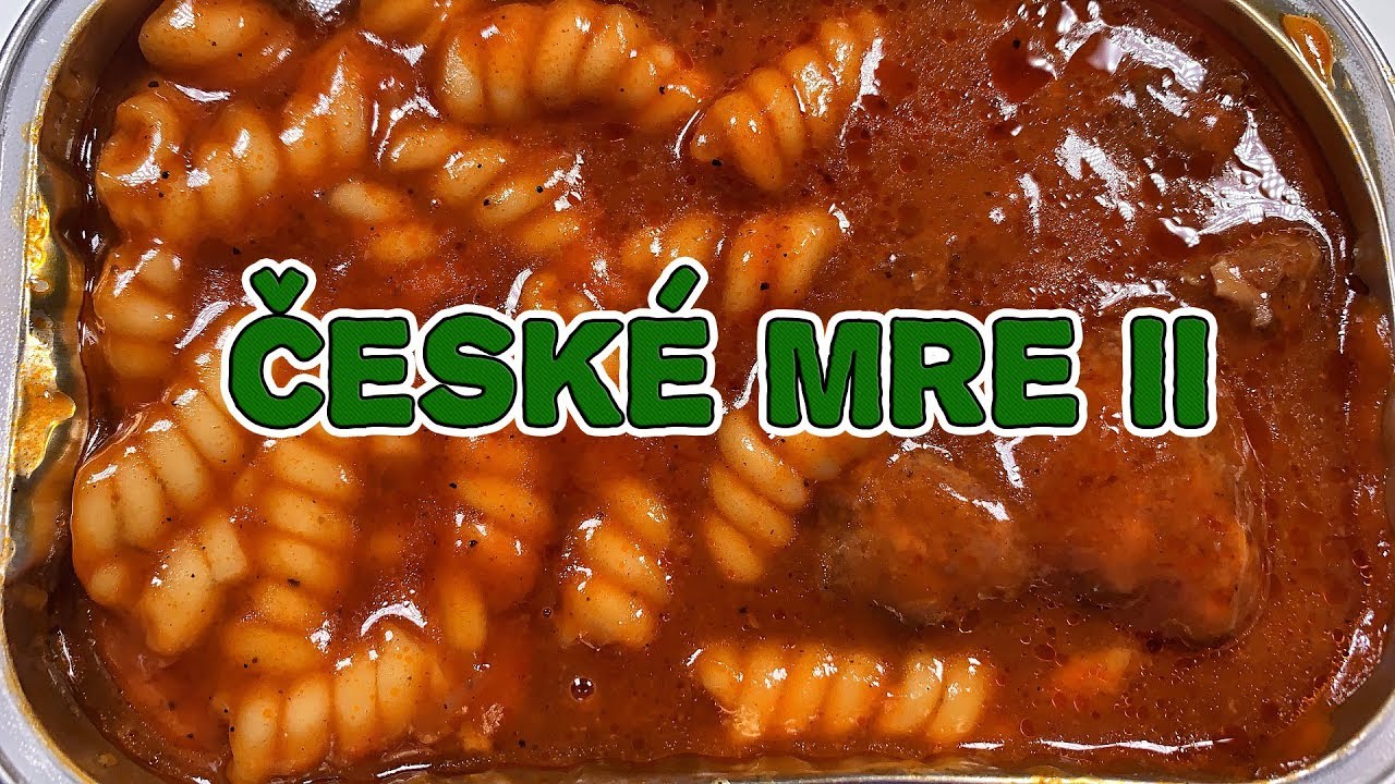 Ochutnávka ČESKÉHO VOJENSKÉHO JÍDLA (BDP) 2!