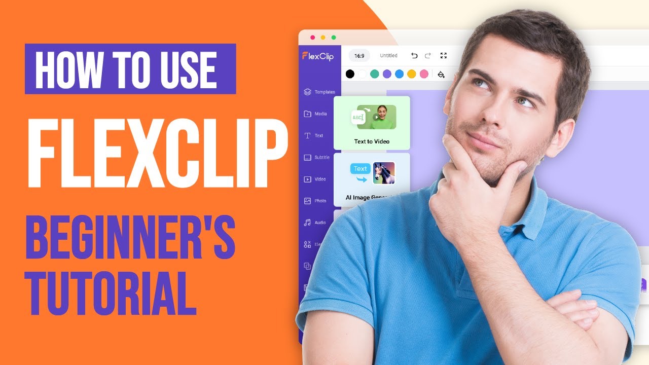 FlexClip Video Editor - The Ultimate Beginner's Guide (Start to Finish)