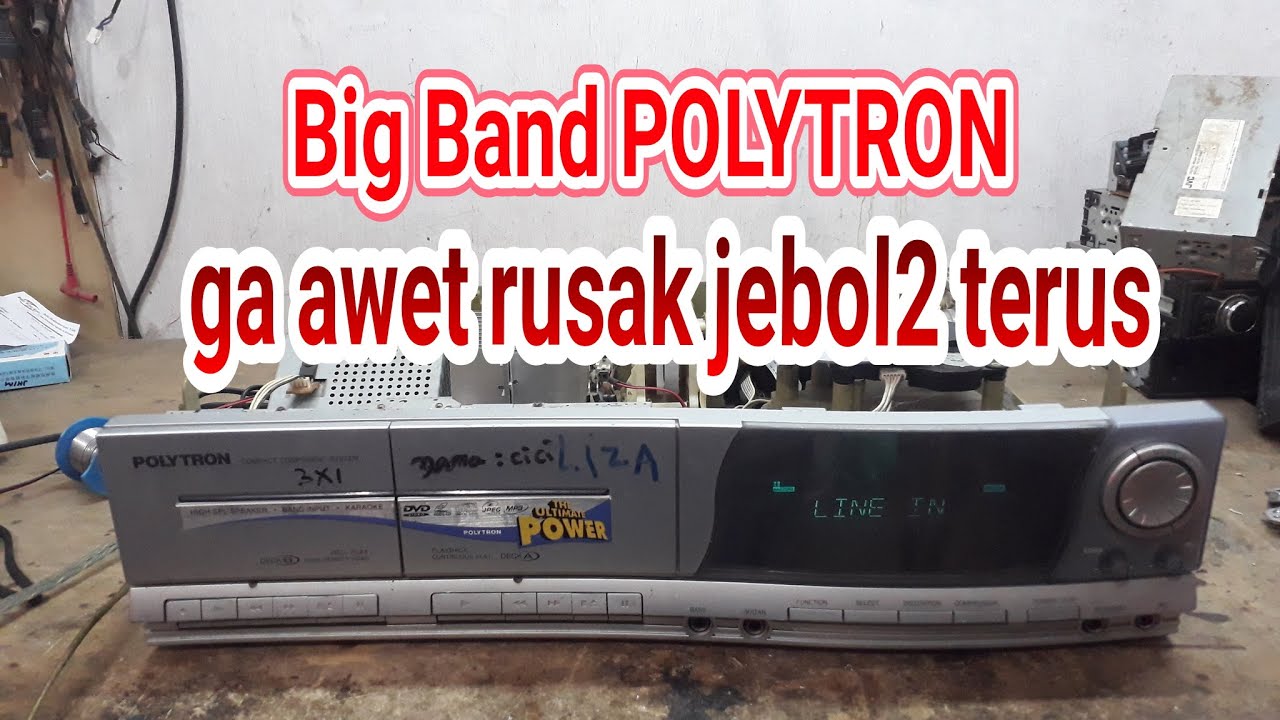 Cara memperbaiki Tape DVD  Big Band POLYTRON BB 2312H mati total