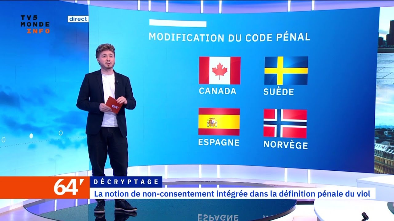France : la notion de non-consentement inscrite dans le code p&eacute;nal