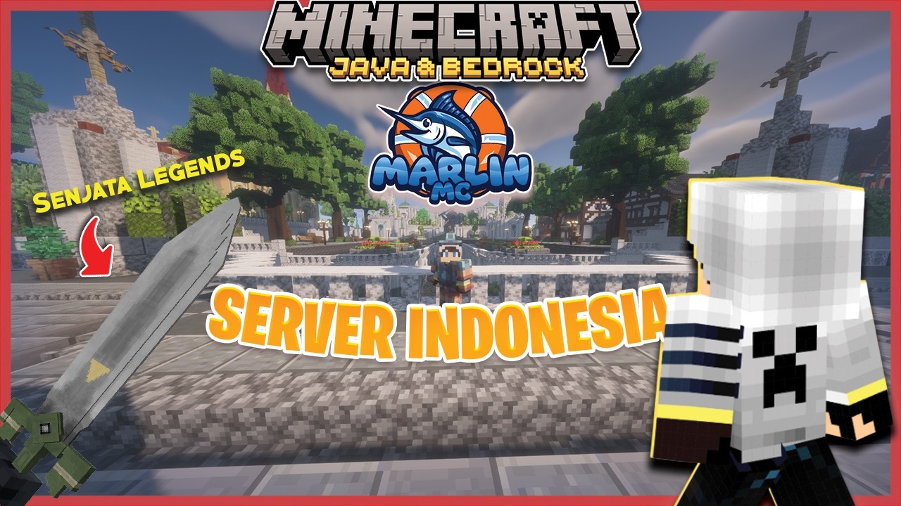SERVER SURVIVAL RPG FANTASY INDONESIA 1.21+ TERBARU WAJIB KALIAN COBAIN - MARLIN MC SERVER MINECRAFT