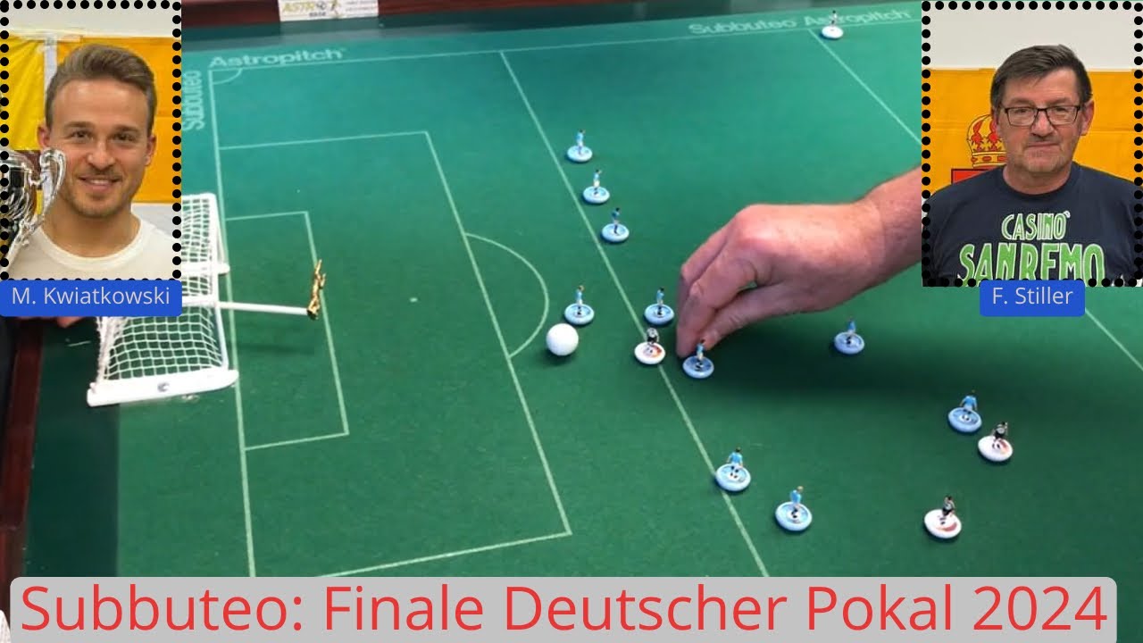 Subbuteo: Finale Deutscher Pokal 2024 M. Kwiatkowski - F. Stiller