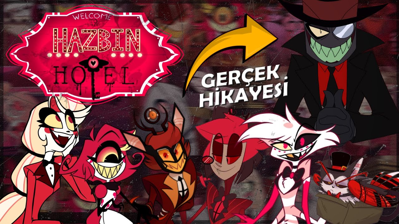 Реальная история отеля Hazbin😯Отношения между Black Hat и отелем Hazbin☠️