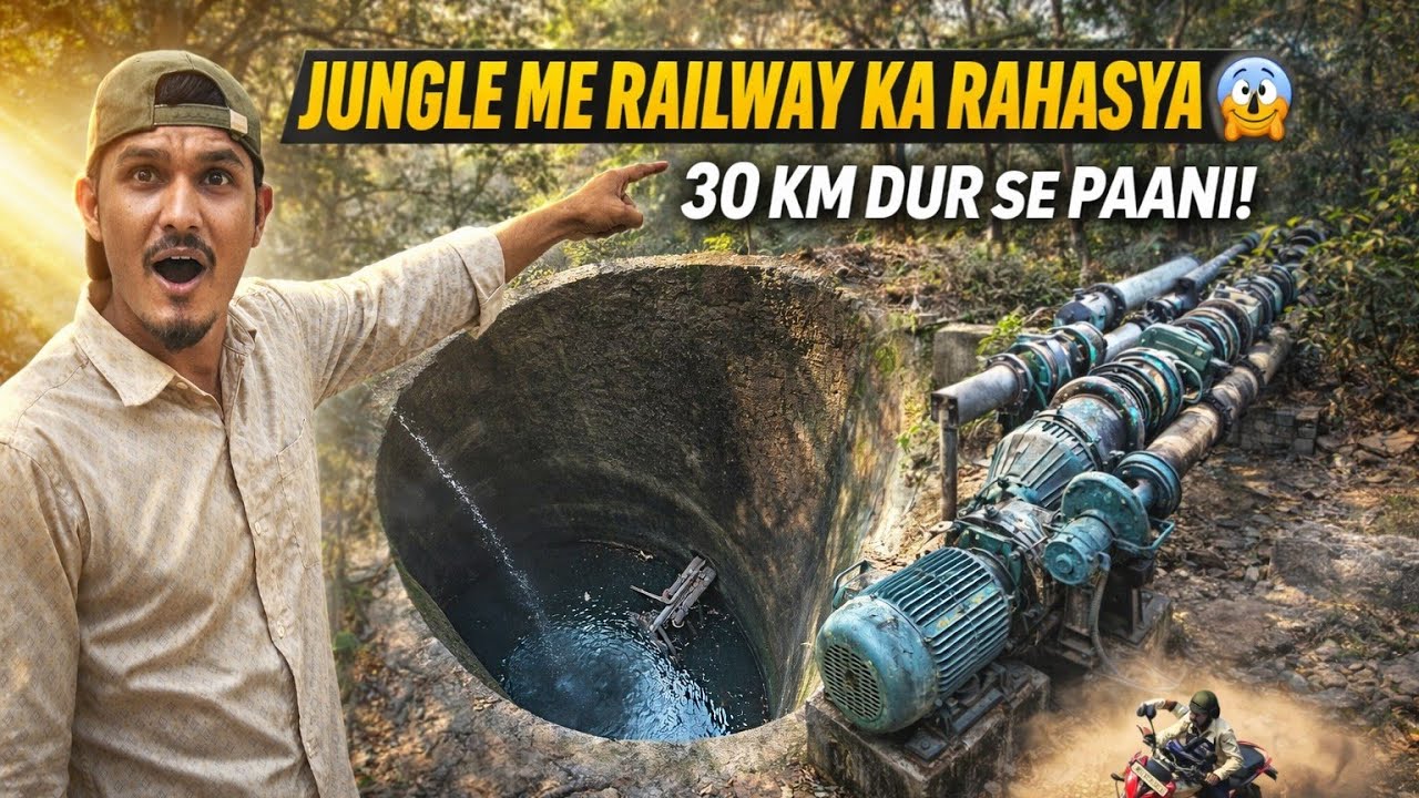 Jungle Ke Beech Railway Ka Secret System 😱 | 30KM Dur Tak Paani Jata hai!