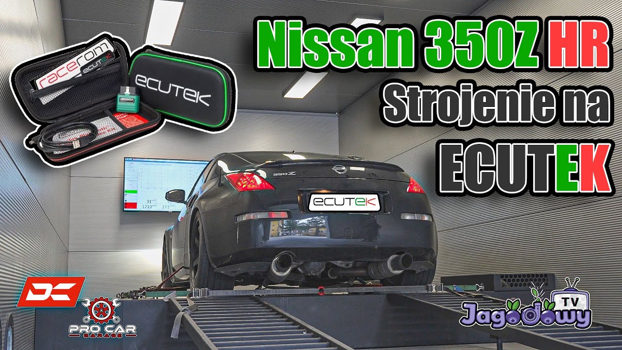 DK Racing feat. Pro Car Garage - Nissan 350Z HR 313 KM strojenie na Ecutek