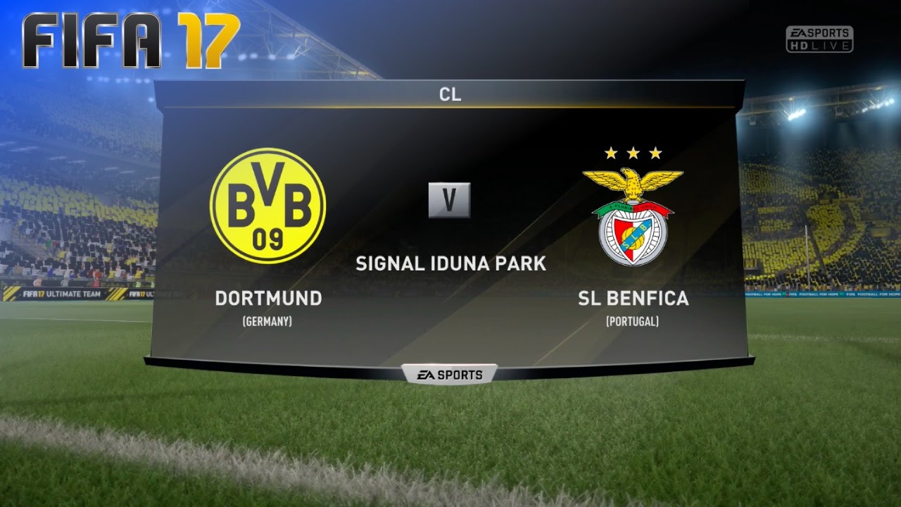 FIFA 17 - Borussia Dortmund vs. SL Benfica @ Signal Iduna Park