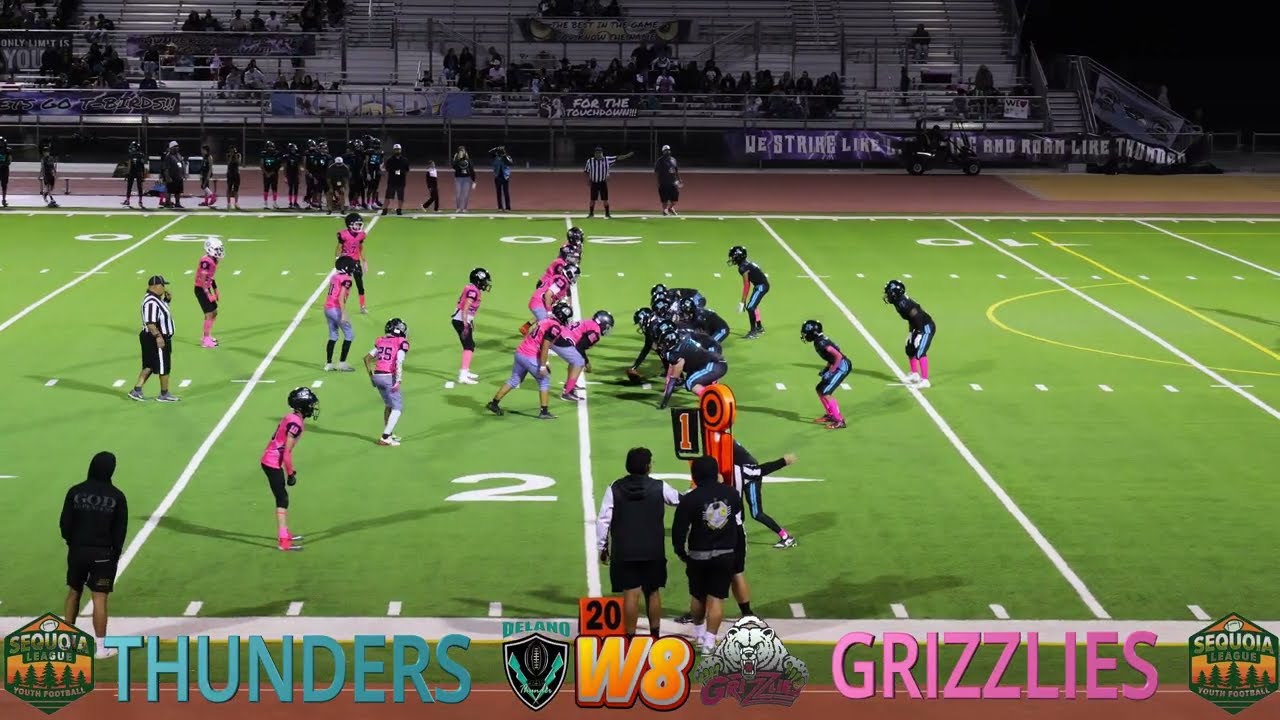 Delano Thunders vs porterville grizzlies w8 sr 10/11/25