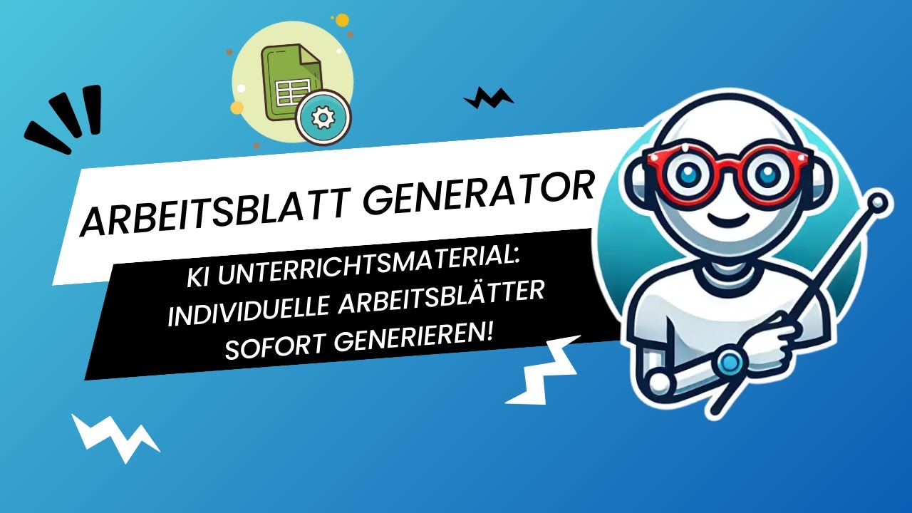 KI Unterrichtsmaterial: Individuelle Arbeitsbl&auml;tter sofort generieren!