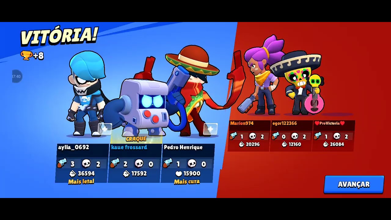 Jogando braw star