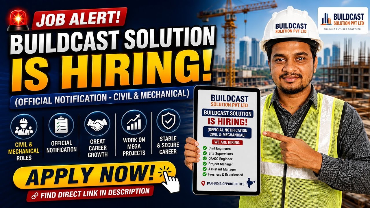 📢📢Buildcast Solutions Pvt Ltd | Exciting Opportunities for Precast Professionals &ndash; Apply Now
