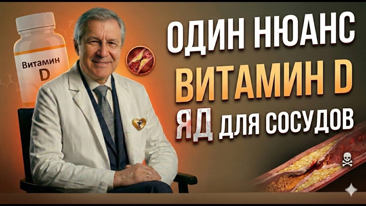 Один нюанс превращает витамин D в яд для ваших сосудов