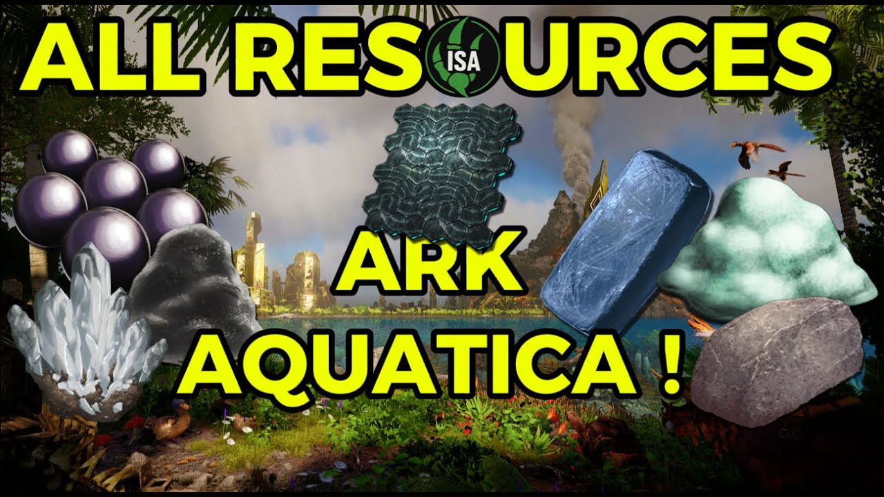 All ARK Aquatica Resource Locations !! ARK: Survival Evolved