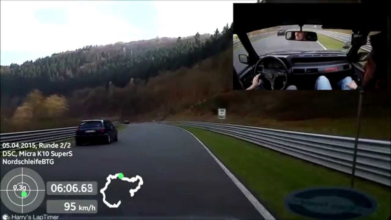Nissan Micra K10 Super S - Nürburgring Nordschleife - 05.04.2015