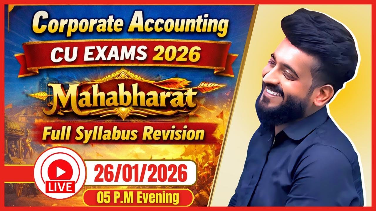 ||CORPORATE ACCOUNTING MAHABHARAT FULL SYLLABUS REVISION ||