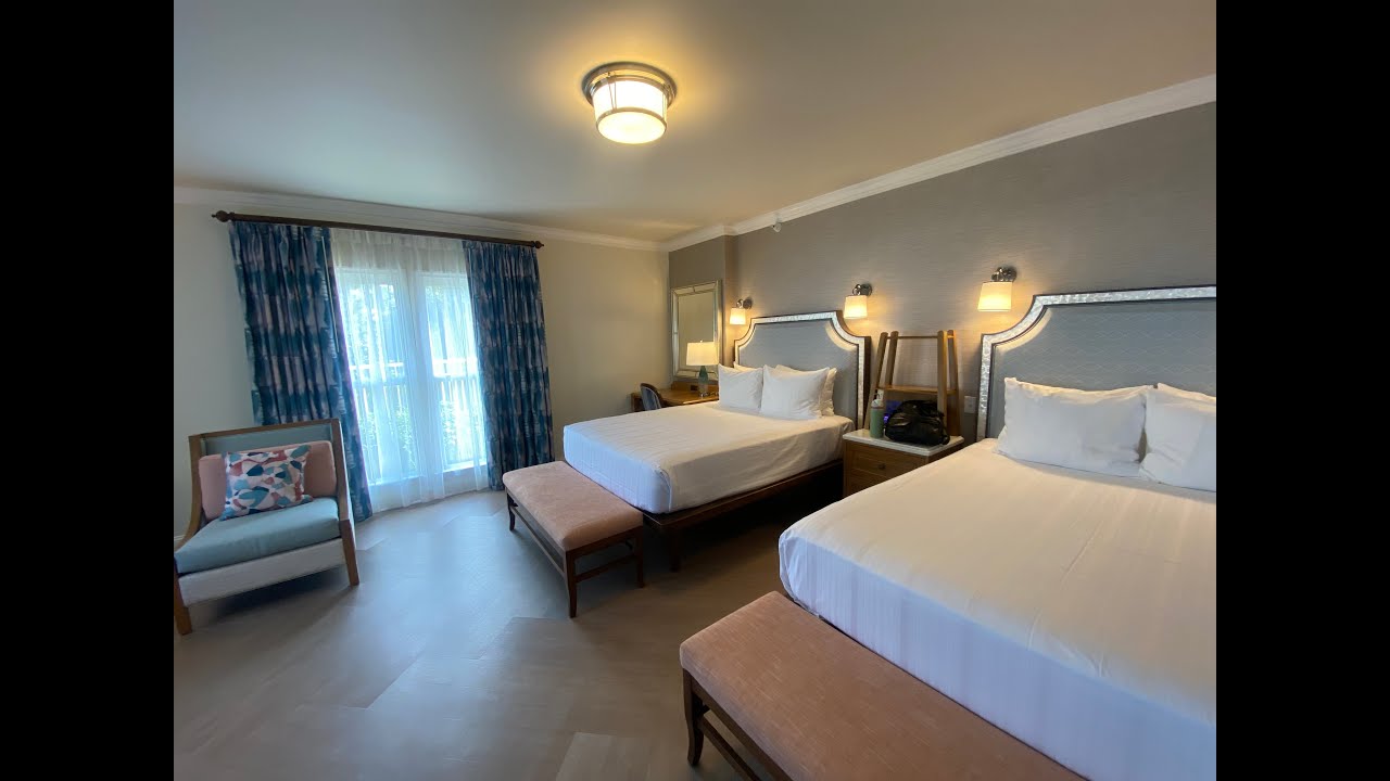 Disney's Beach Club Resort Deluxe room tour