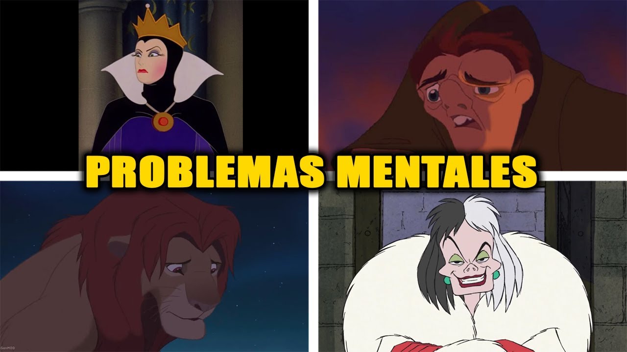 10 Personajes de DISNEY que SUFREN PROBLEMAS MENTALES
