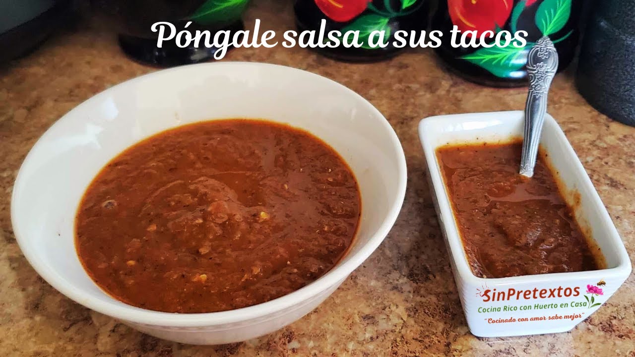 C&oacute;mo Hacer Salsa Tatemada en Comal! - SinPretextos.