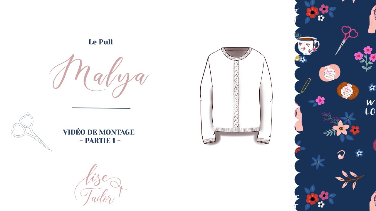 Vidéo de Montage pull Malya - Partie 1