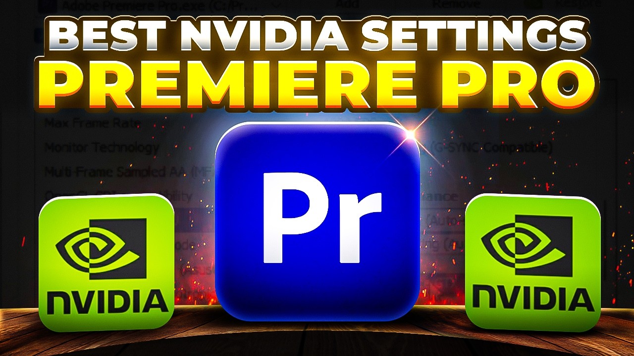 Лучшие настройки NVIDIA для PREMIERE PRO 2025 Исправление ошибки Premiere Pro, не использующей ус...