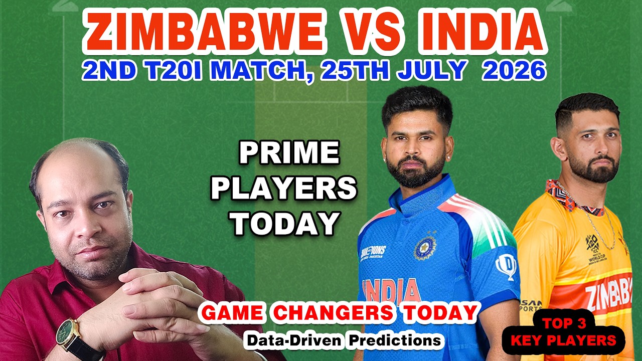 IND vs ZIM Today Match Analysis | IND vs ZIM 2nd T20I Dream11 Prediction | Best C&VC -Pitch Analysis