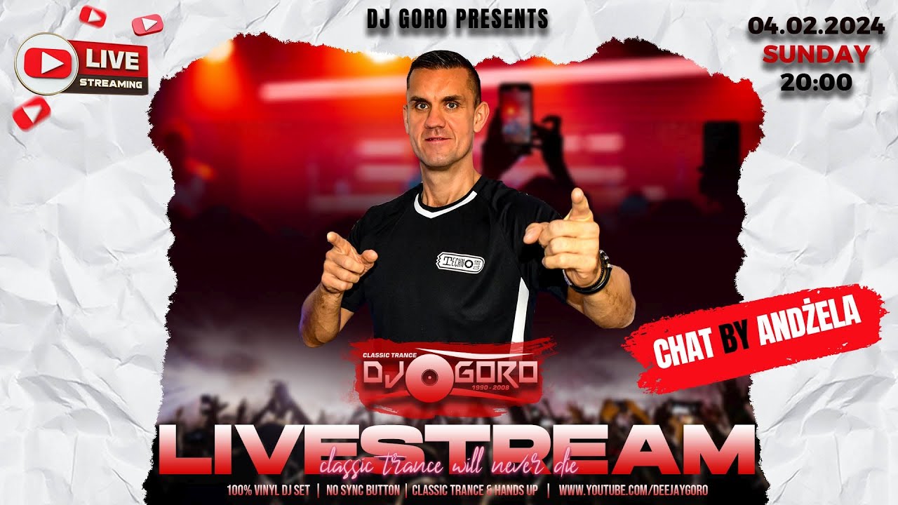 CLASSIC TRANCE ★ HANDS UP ★ LIVESTREAM ★ VINYL MIX ★ MIXED BY DJ GORO