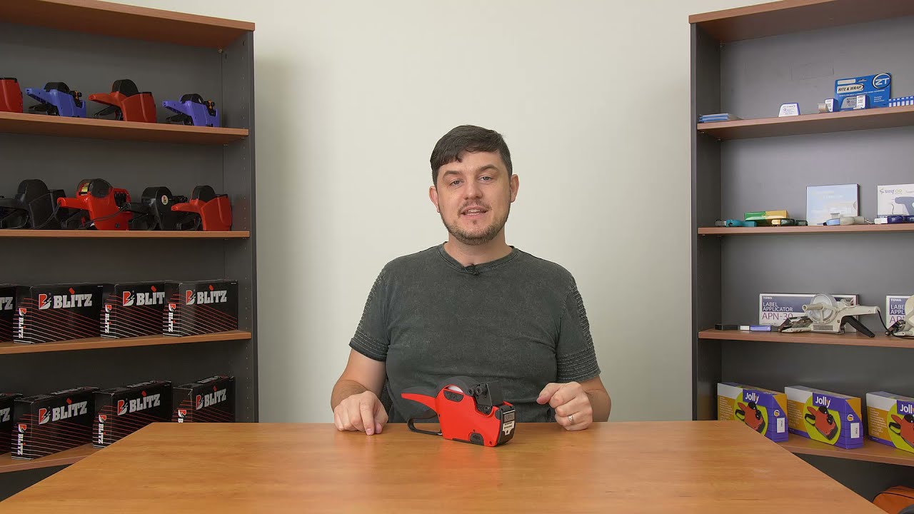 Как заменить этикетки и чернила в этикетировочном аппарате Evo